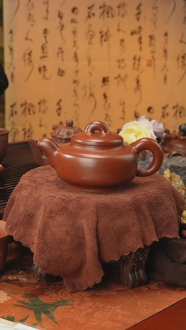 茶壶紫砂道洪碧钰 朱泥