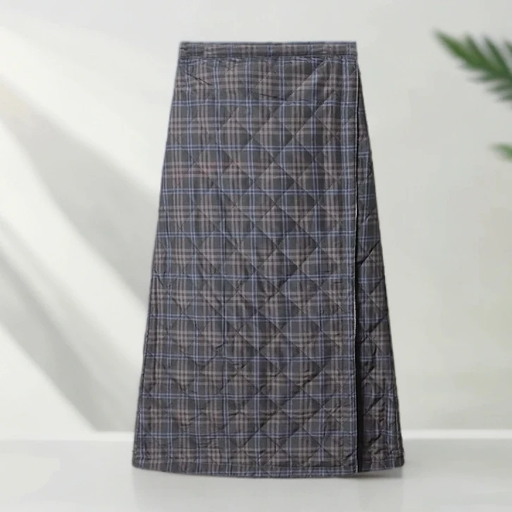 日系原单秋冬新款时尚休闲保暖轻薄半身裙护腿多用途围裙0759-b