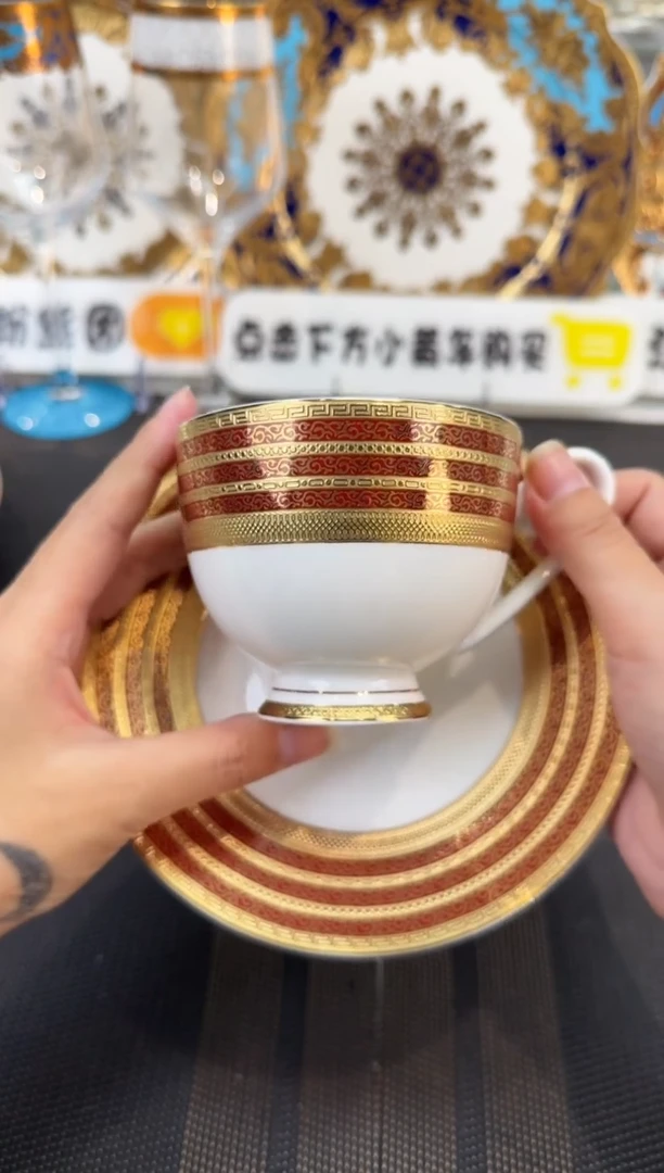 瓷片200毫升杯碟 1套