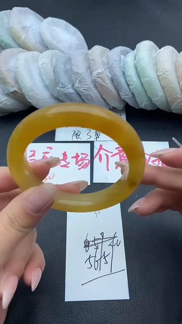 未镶嵌手镯石英质玉瑕疵30+56/57