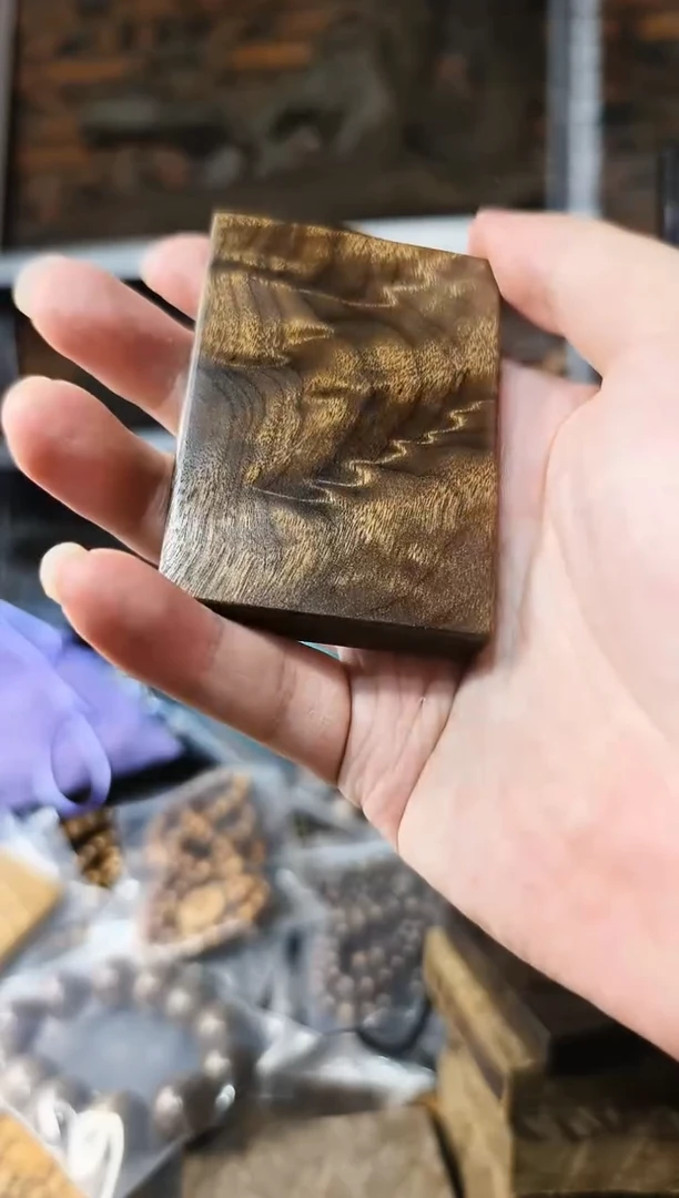 楠木（金丝楠）把件无事牌