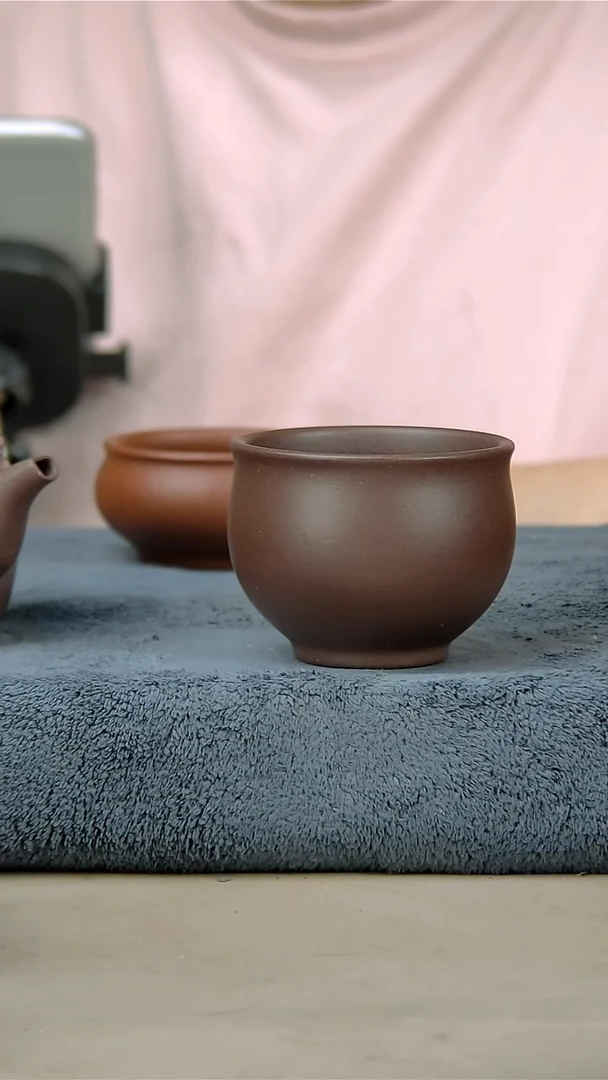 茶壶紫砂底槽清杯子100