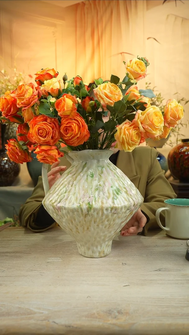 高26口10高温陶瓷花瓶花器