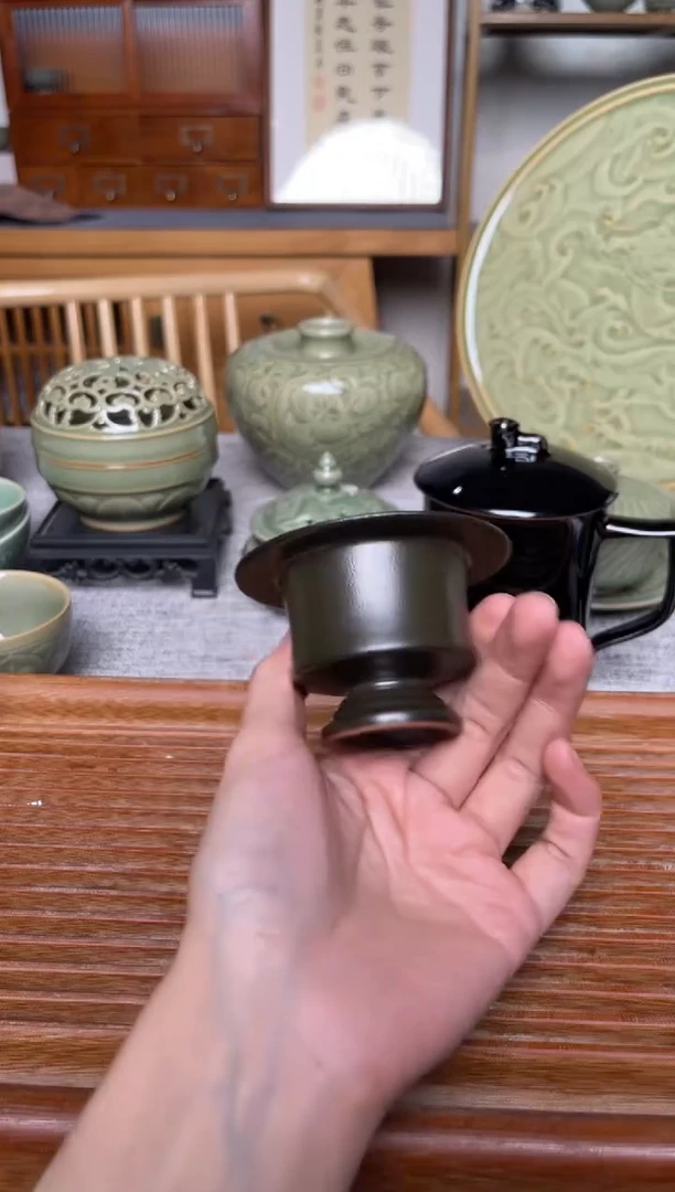 其他耀州窑纯手工茶叶沫行炉  微瑕