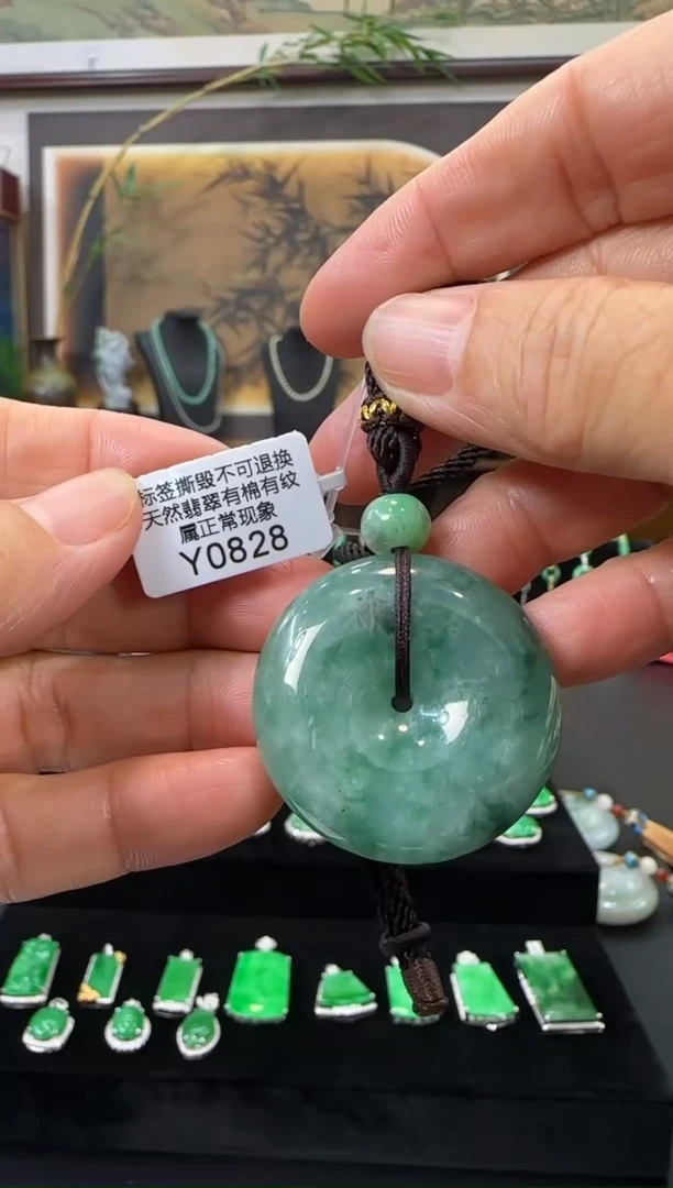 翡翠未镶嵌颈饰Y 0828福利价不退换