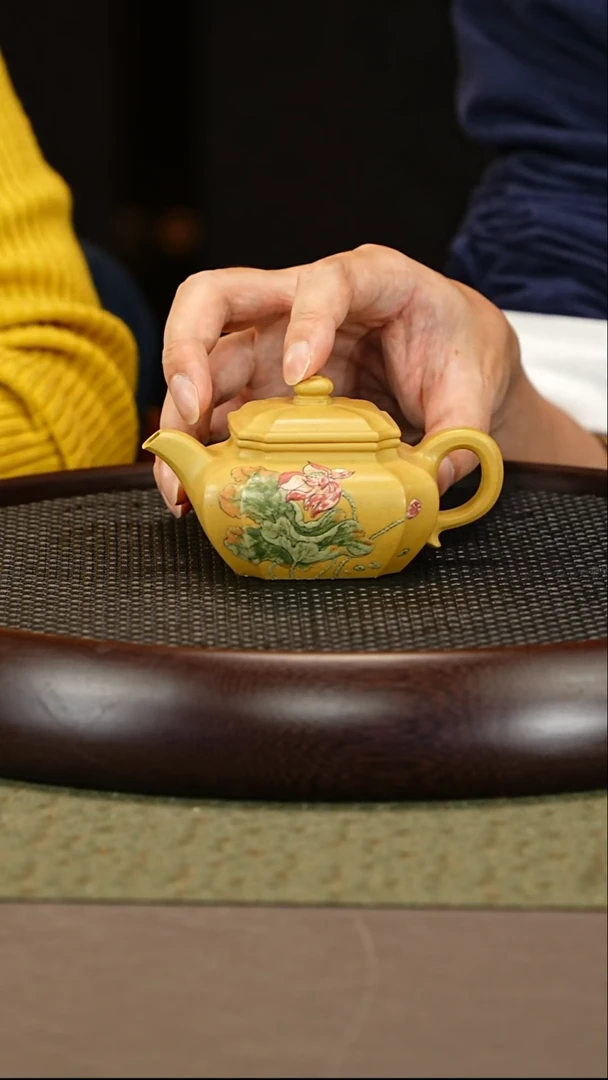 茶壶紫砂67 王品荣 老段泥  合斗壶 150cc