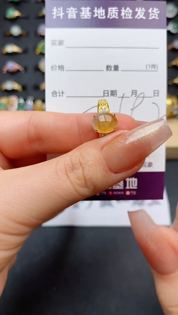 翡翠戒指银S925镶嵌.............