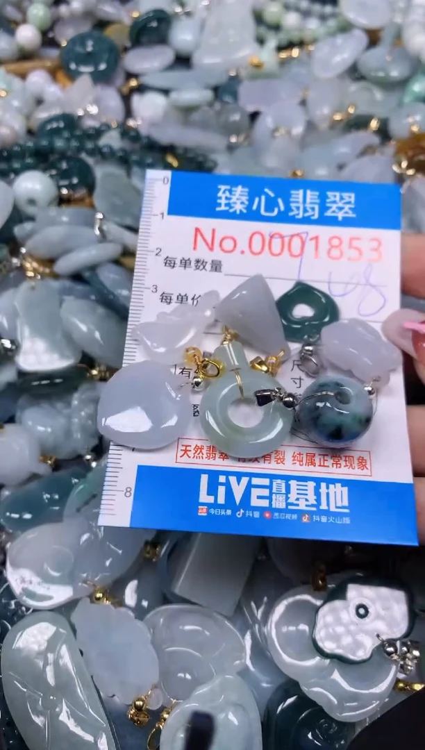 【闪购商品】翡翠颈饰未镶嵌含绳0001853