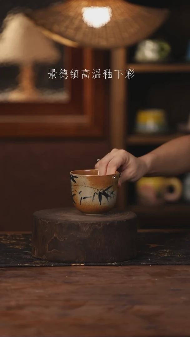 陶瓷景德镇高温釉下手绘陶瓷188