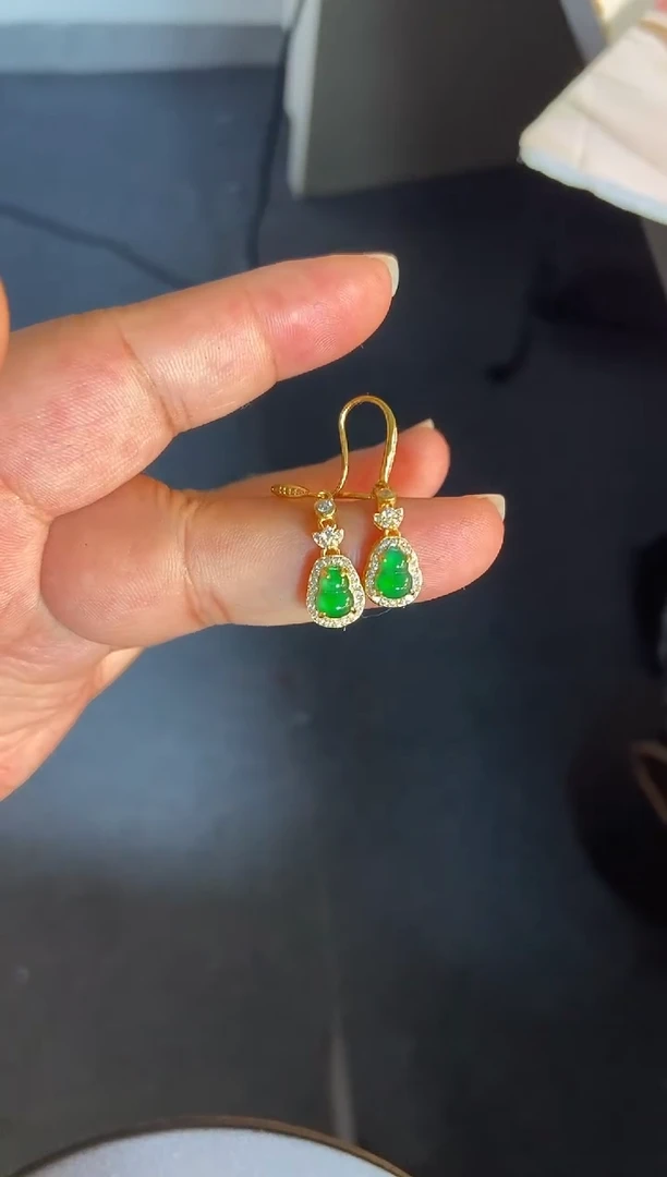 吊坠(不含链)银S925镶嵌翡翠1