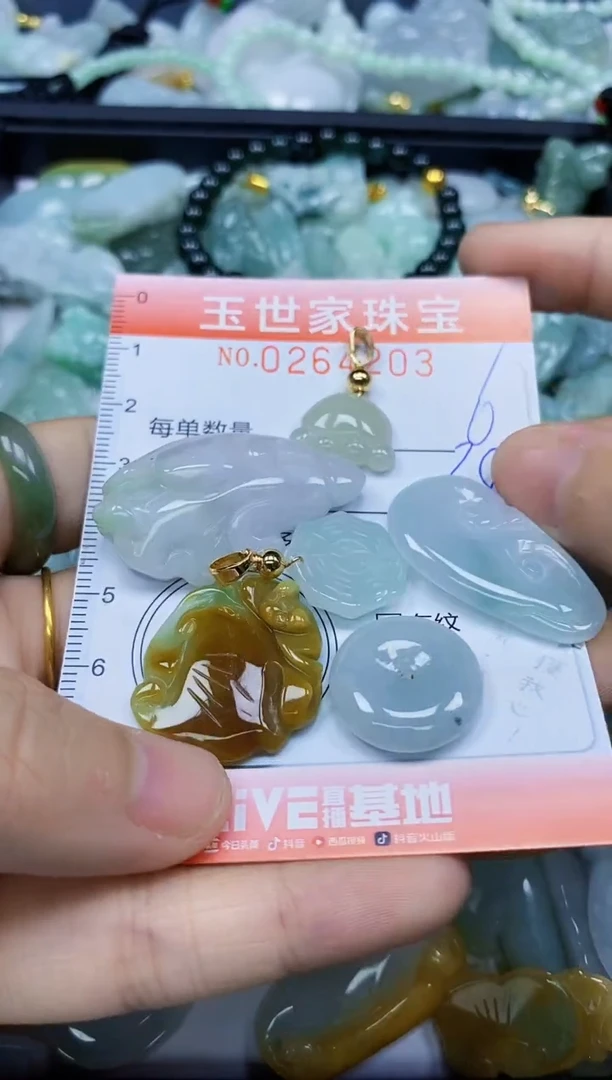 翡翠未镶嵌颈饰闪购0264203