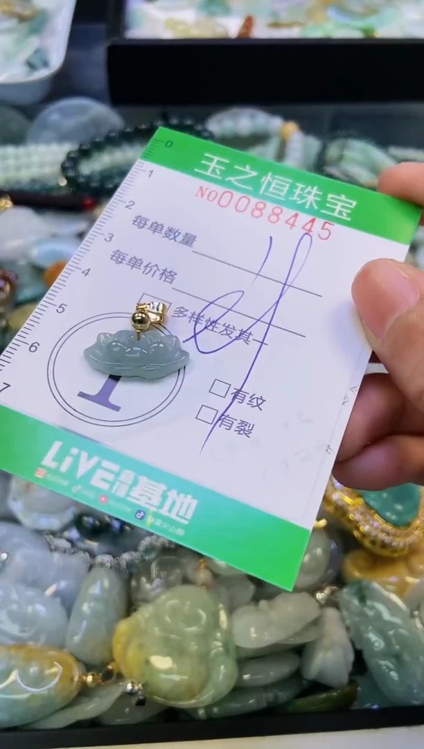 翡翠未镶嵌颈饰闪购0088445