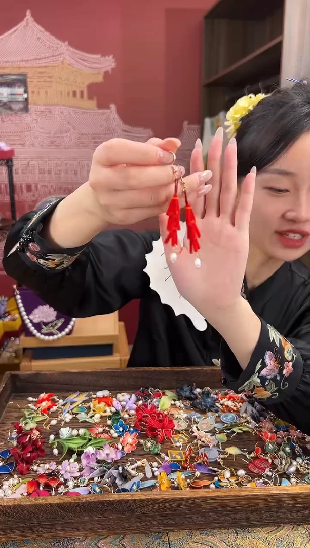 【闪购商品】刺绣 苏绣世家非遗手工（耳环）