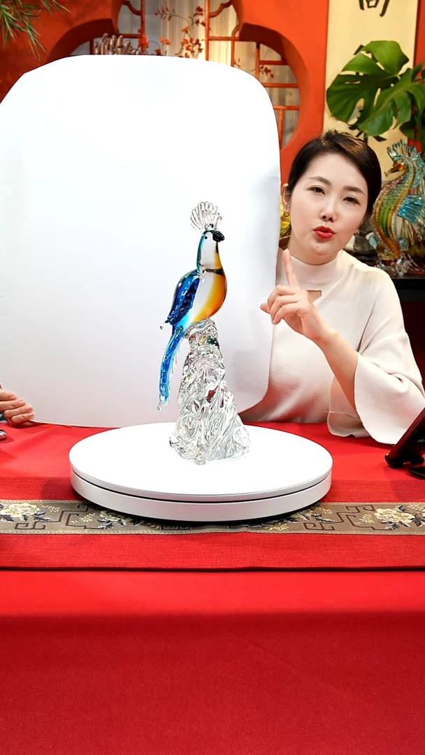 手工艺品琉璃鹦鹉