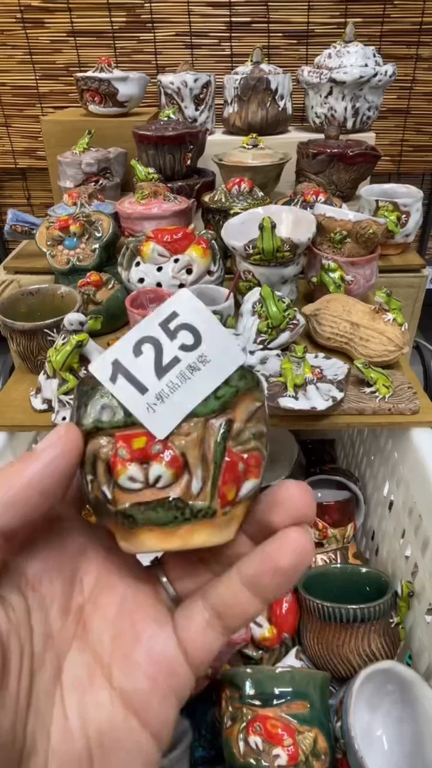 奶***抱125精美粗陶手工柴烧