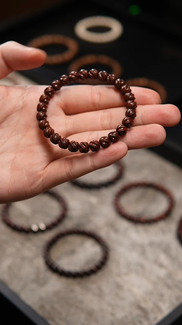 【闪购商品】檀香紫檀（小叶紫檀）手串/手链双旋8mm单圈