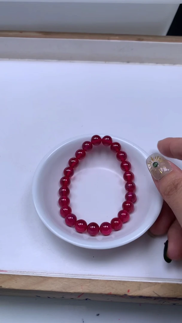 裸石红宝石B2150 红宝石8mm1个8.8元