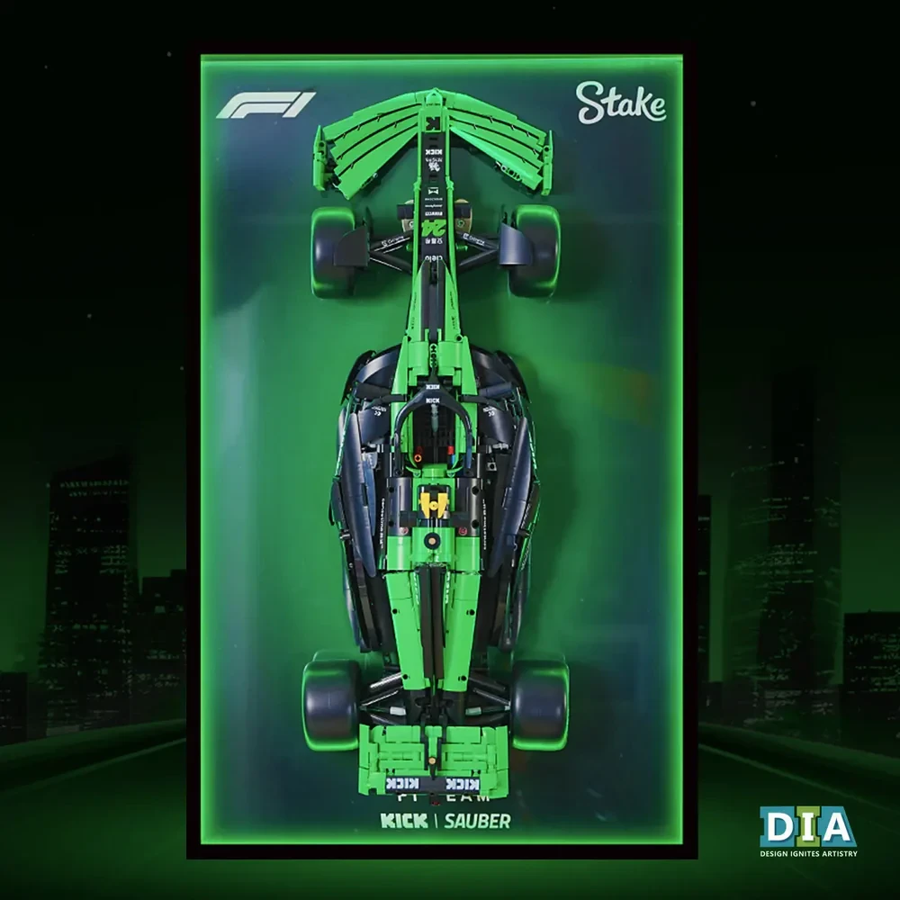 定制版相框适用于索伯C44 1比8大车