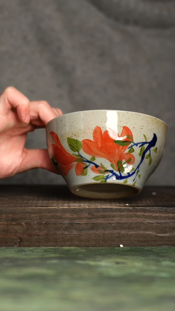 【闪购商品】杯青诗手工手绘瓷器