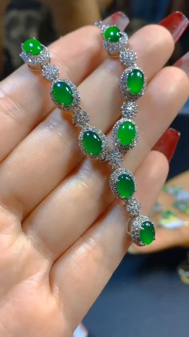 【闪购商品】翡翠套链未镶嵌0565258459多样性发一