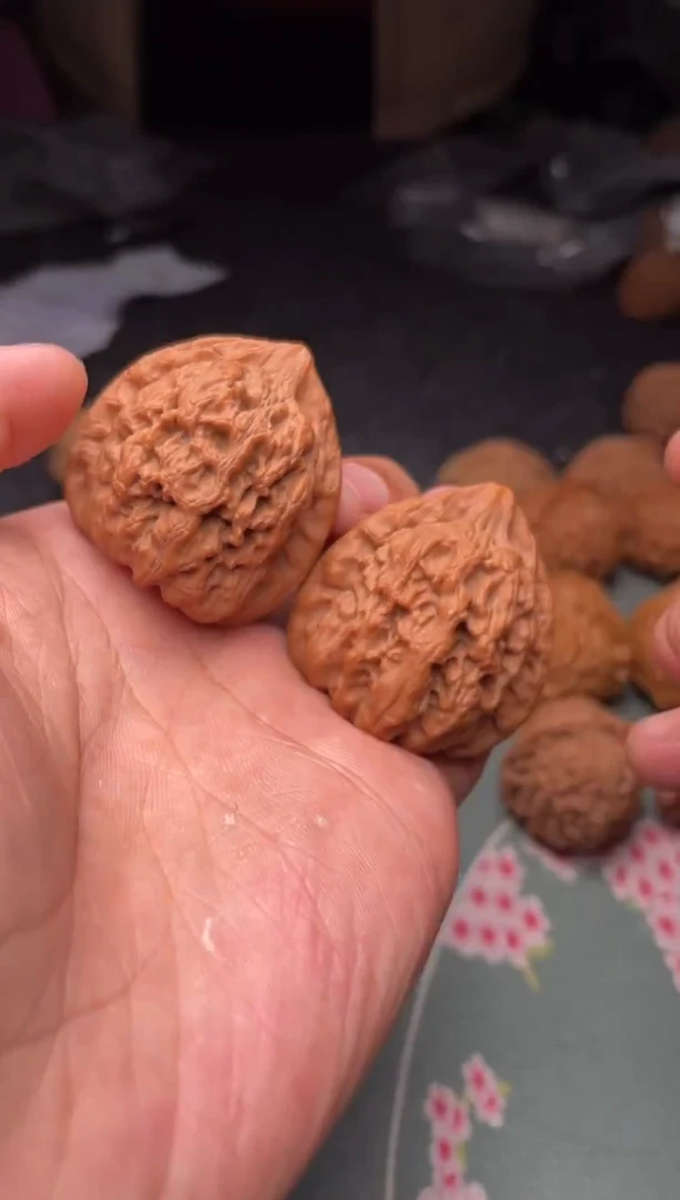 把件文玩核桃a283 赤龙鸡心   38尺