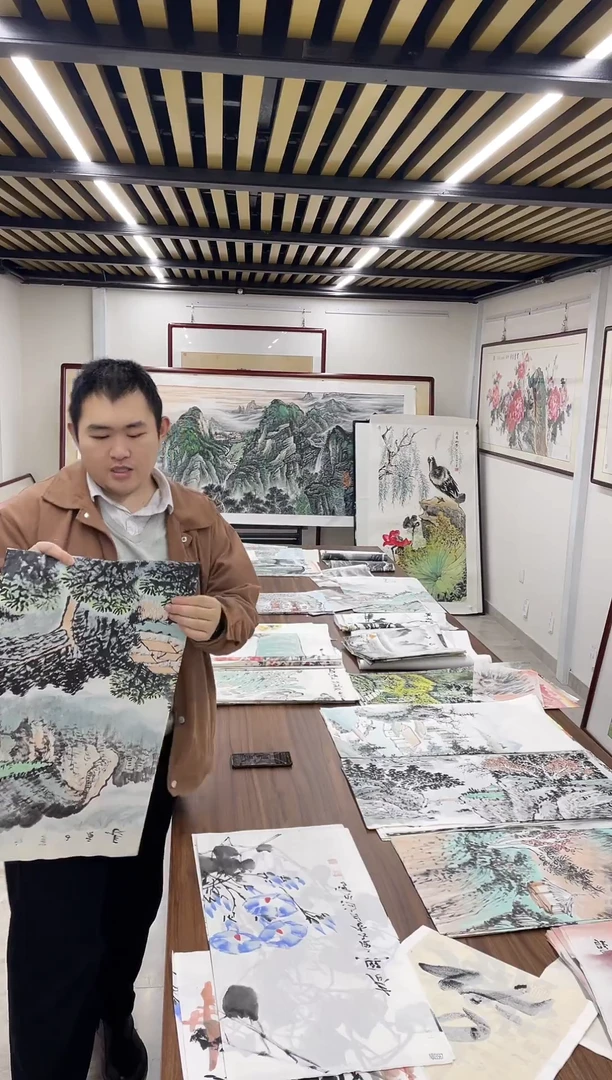 国画阿豪专属链接-李土庆W点染带证书