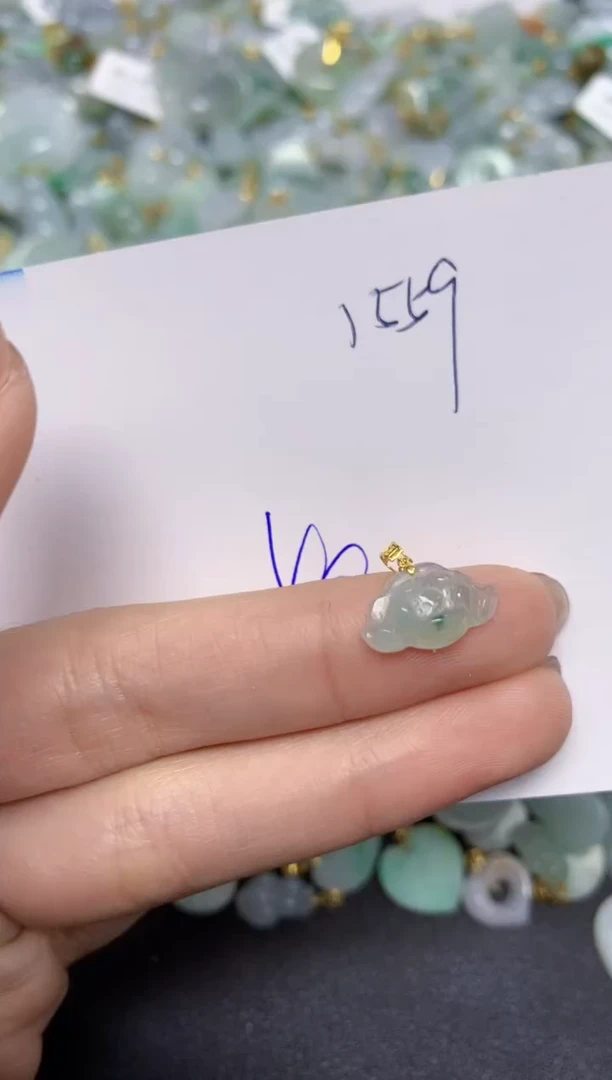 【闪购商品】翡翠颈饰18K金镶嵌 天然翡翠A货