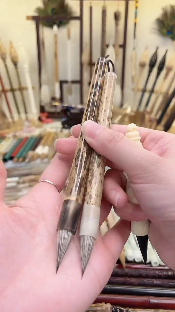 【清水试笔，拒绝蘸墨】墨琳笔庄毛笔2支