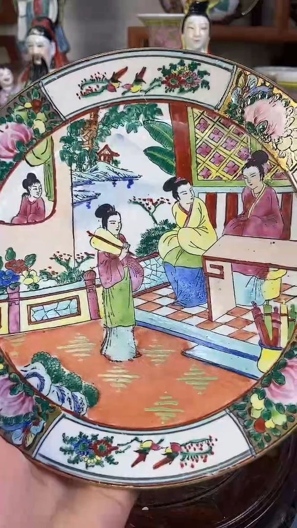 瓷片微瑕慎拍景德镇窑老厂瓷器单件