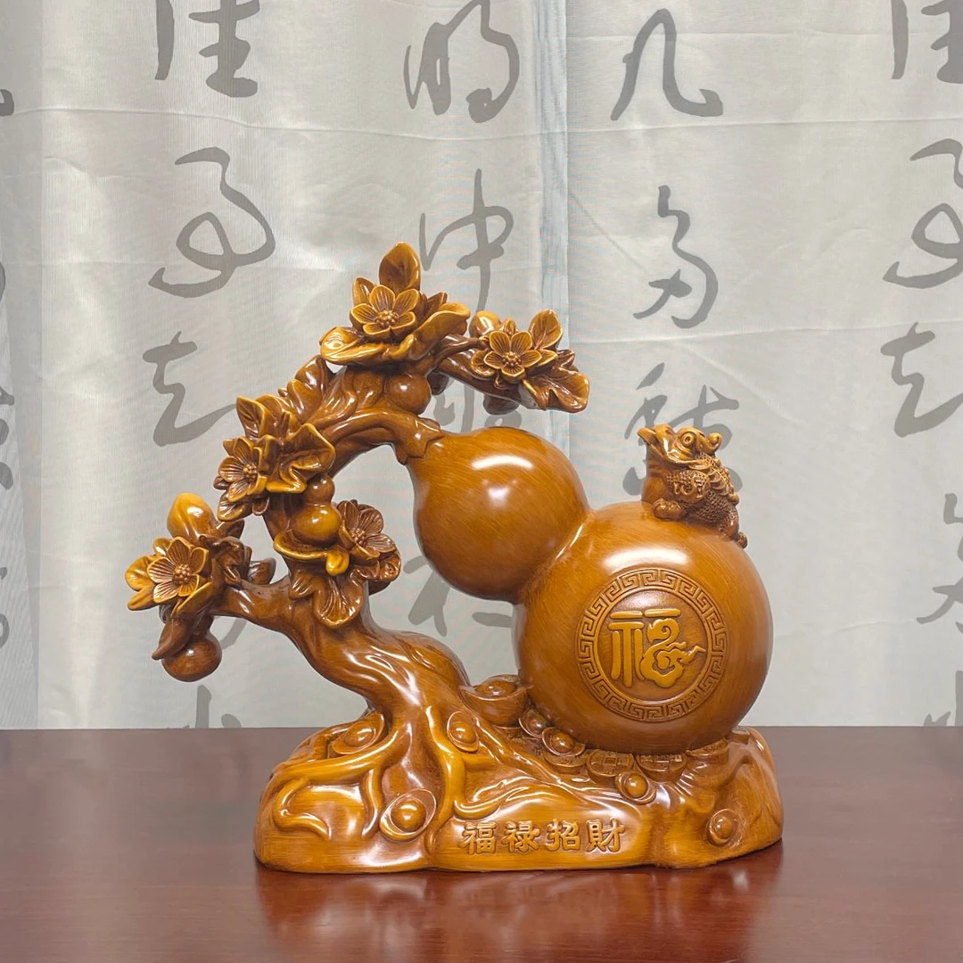 福利福禄招财葫芦摆件客厅电视柜桌面摆设