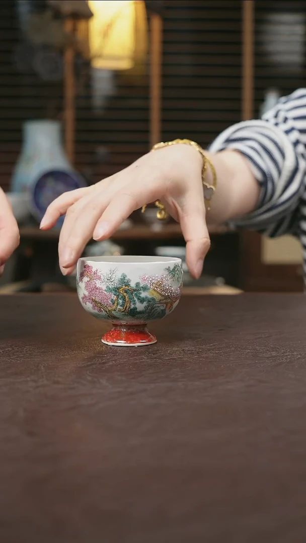 杯景德镇陶瓷杯碗柴烧多人1