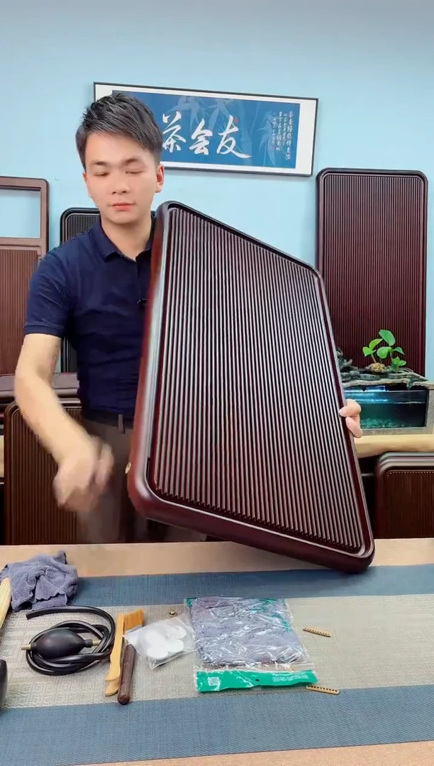千川红色款式茶盘90*50*5