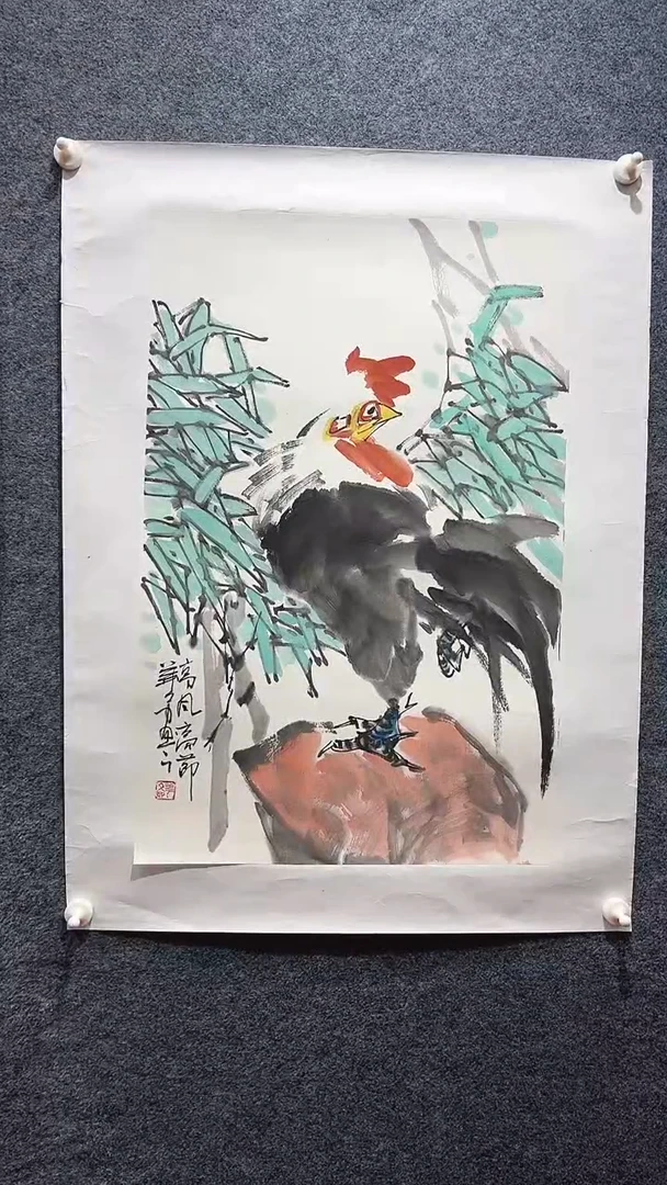 国画孟华文/国画/花鸟