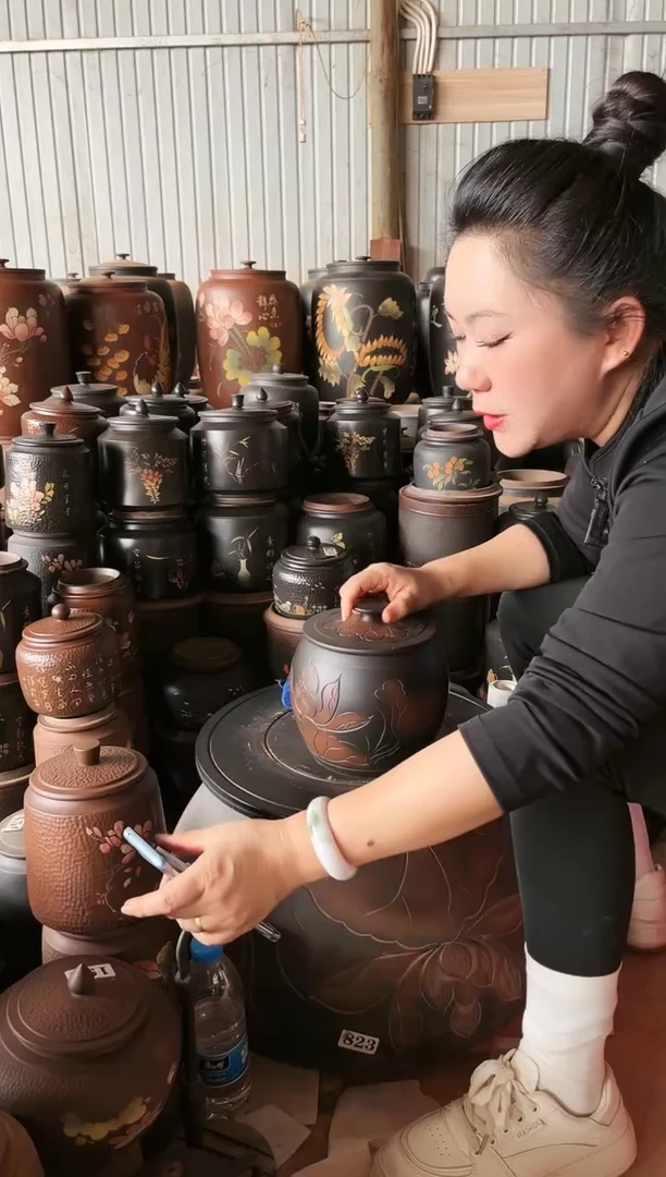 【闪购商品】壶完品 茶叶罐  腰鼓  荷花