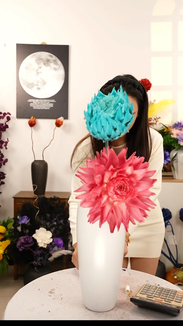 倪*洋蓟永生花    A21