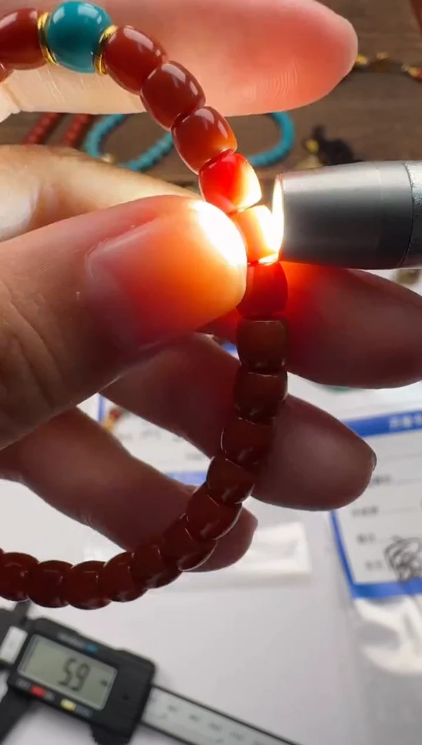 18K金镶嵌手串手串南红玛瑙沈*手串手串
