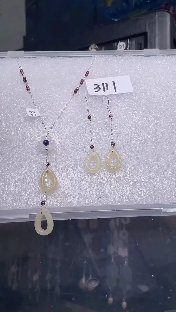 银S925镶嵌耳饰紫晶喜欢拍