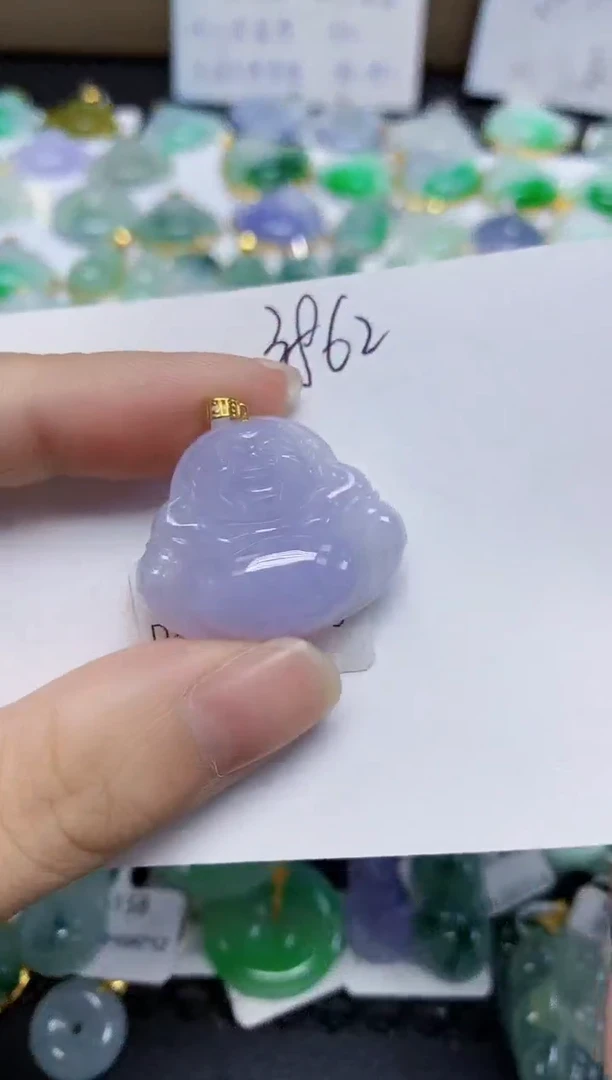 翡翠未镶嵌颈饰天然缅甸翡翠A货
