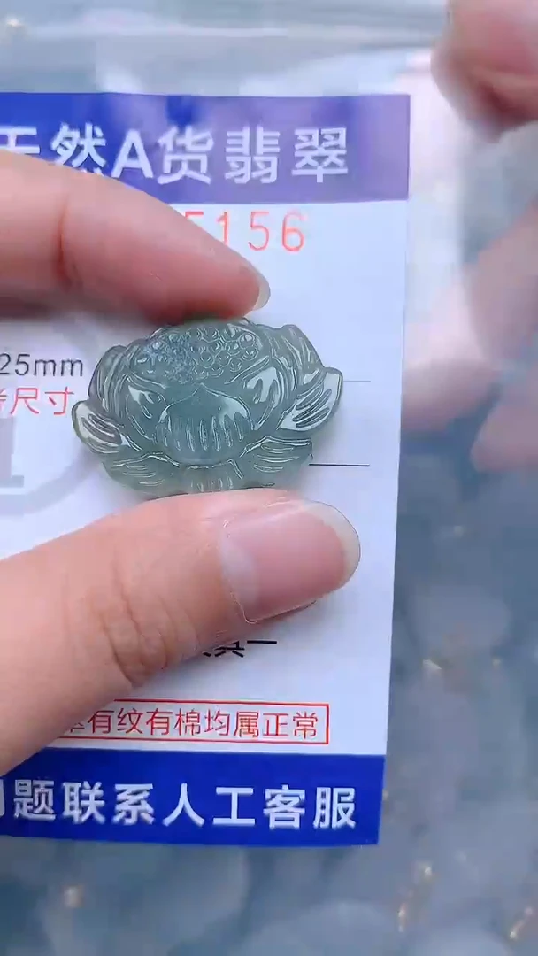 翡翠未镶嵌吊坠(不含链)1