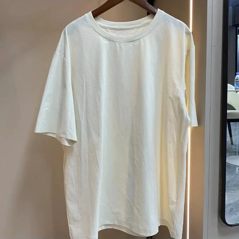 LU露男士无痕压胶拼缝凉感降温弹力速干运动休闲短袖T恤DMT001