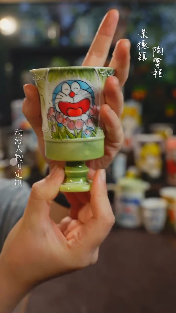 景德镇高温釉下彩纯手工手绘