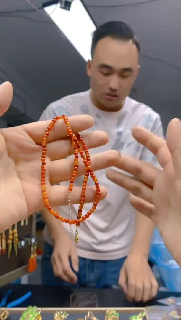 【闪购商品】翡翠耳饰合金172翡翠锁骨链