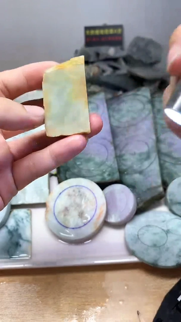 裸石翡翠天然缅甸翡翠A货33