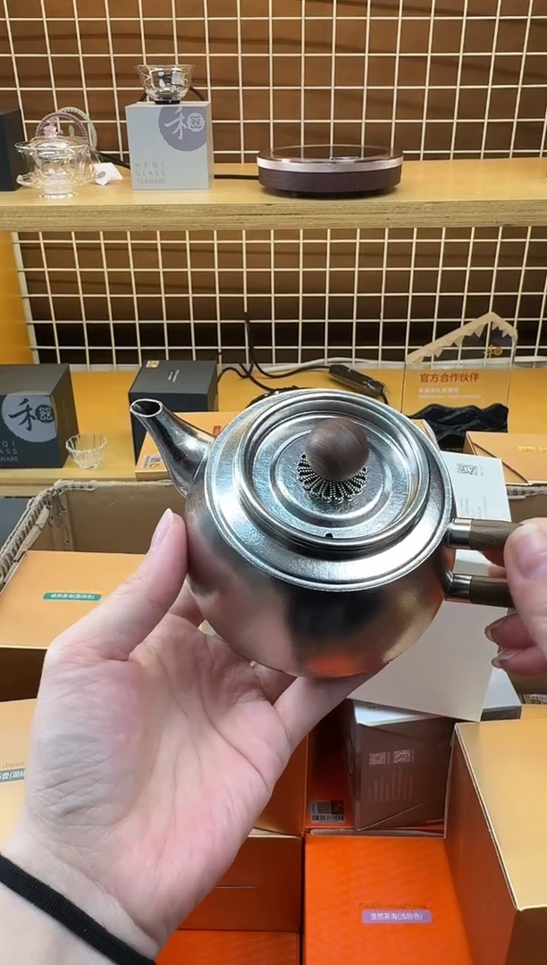 @@器钛纯钛茗和泡茶壶