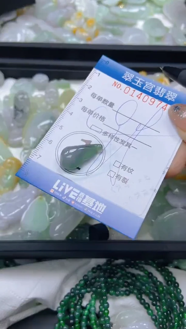 翡翠未镶嵌颈饰闪购0140974