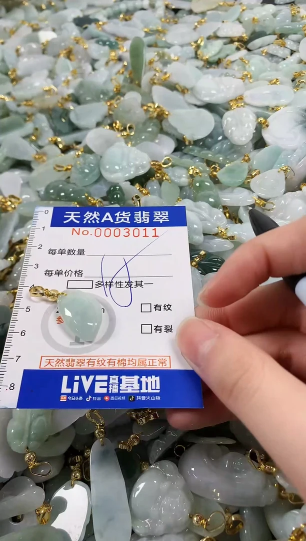 颈饰未镶嵌翡翠天然a货翡翠