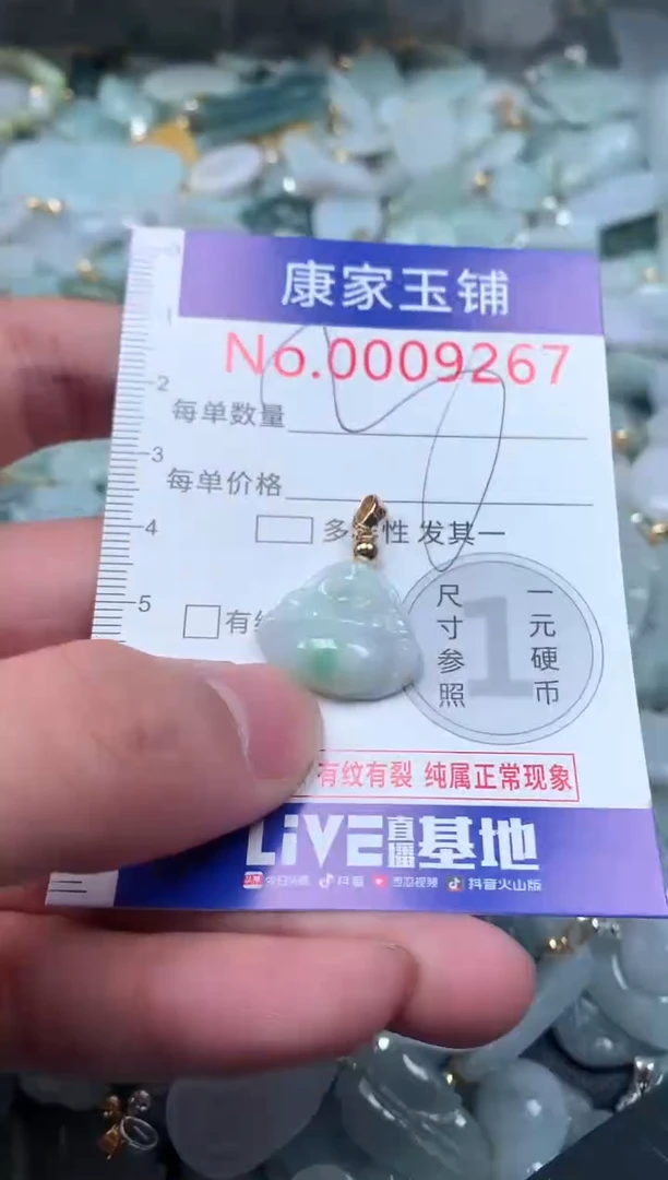 【闪购商品】翡翠吊坠(不含链)未镶嵌9267