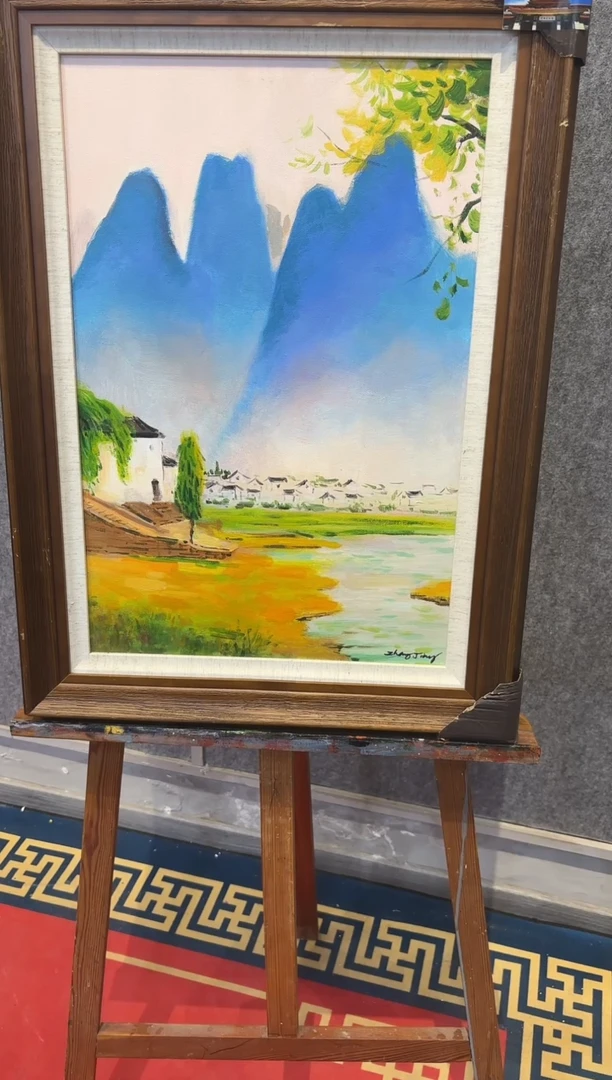 油画 悲鸿艺术/张敬/国画