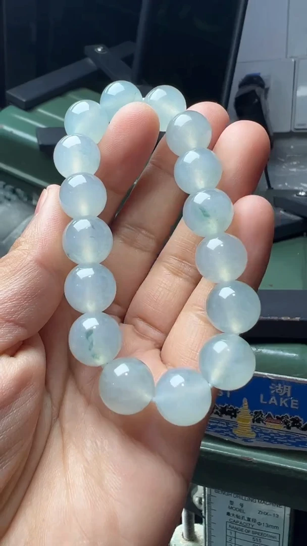 未镶嵌手串翡翠缅甸翡翠A货卡12.5左右