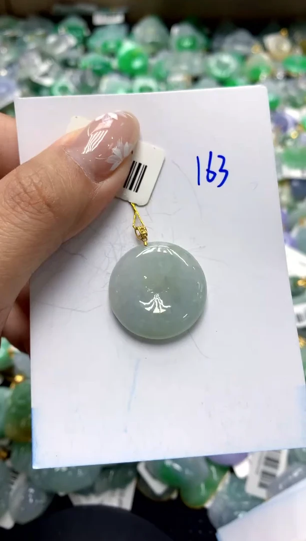 【闪购商品】翡翠颈饰18K金镶嵌111111111111111111